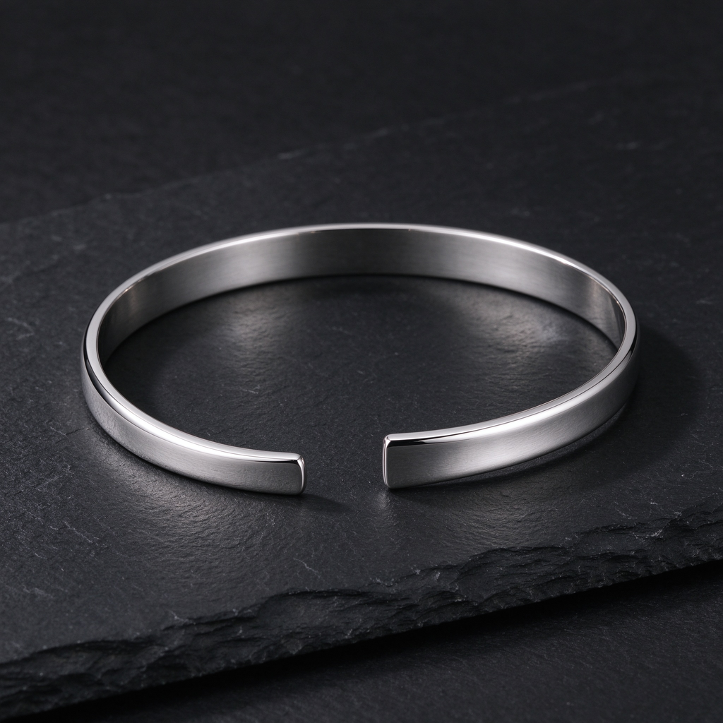 Mavrixel Arhitektonska otvorena narukvica (cuff bangle)